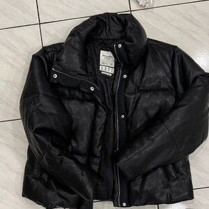 Abercrombie & Fitch Black Puffer Jacket